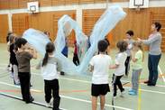 Probe Wasserprojekt Tanz und Schule Augsburg